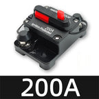 20A to 300A 12V-48V Circuit Breaker Power Protect Fuse Trolling with Manual Reset Waterproof Car Boat Manual 30A 80A 100A 300A
