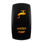 12V-24V Orange Led Rocker Switch Waterproof 20A Amber Light SPST DPDT Toggle Key for Car Boat ATV Camper Motorhome Auto Machine