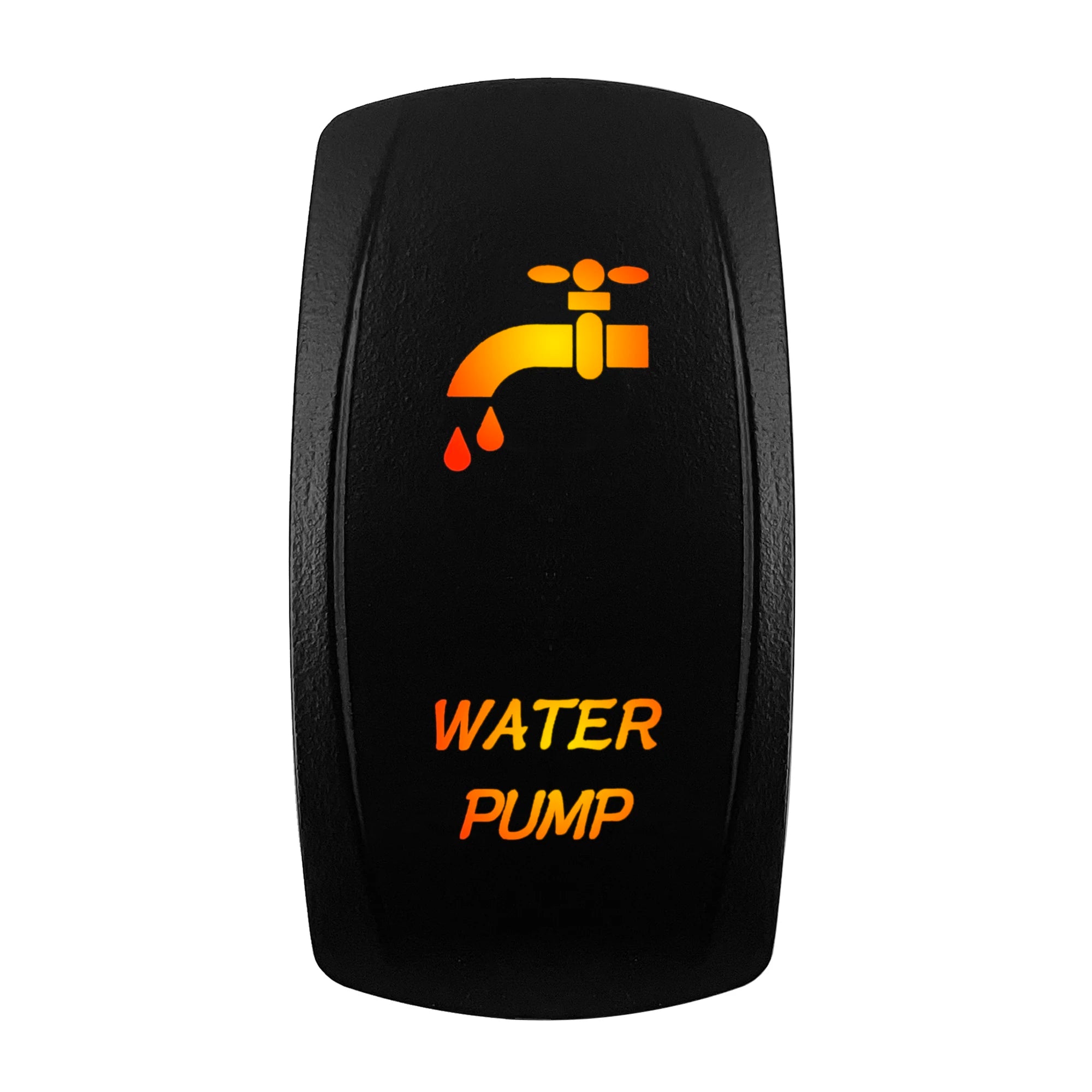 12V-24V Orange Led Rocker Switch Waterproof 20A Amber Light SPST DPDT Toggle Key for Car Boat ATV Camper Motorhome Auto Machine
