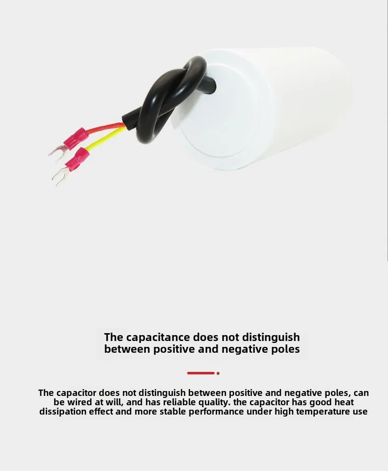 CBB60 start-up working capacitor 120UF 450V air pump air pressure car washing machine capacitor