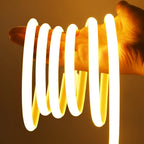 High Bright 220V 230V COB LED Milky Neon Strip Lights 288LEDs/M 3000K 4500K 6000K Waterproof Super Flexible Ribbon Tape 1-100M