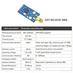 CC1101 Wireless RF Module E07-900MM10S E07-900MM10S E07-900MBL-01 E07-M1101D-SMA433Mhz E07 Module SPI Wireless Module