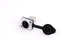 10pcs Waterproof D type RJ45 Connector Female to Female Socket Metal Shell Chassis Panel Mount Network Ethernet RJ45 Adapter