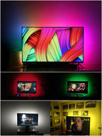1m USB LED Strip Lights 60LEDs/m RGB Tape SMD 2835 With Remote Control Flexible Tape Diode Ribbon TV Backlight Room Decor