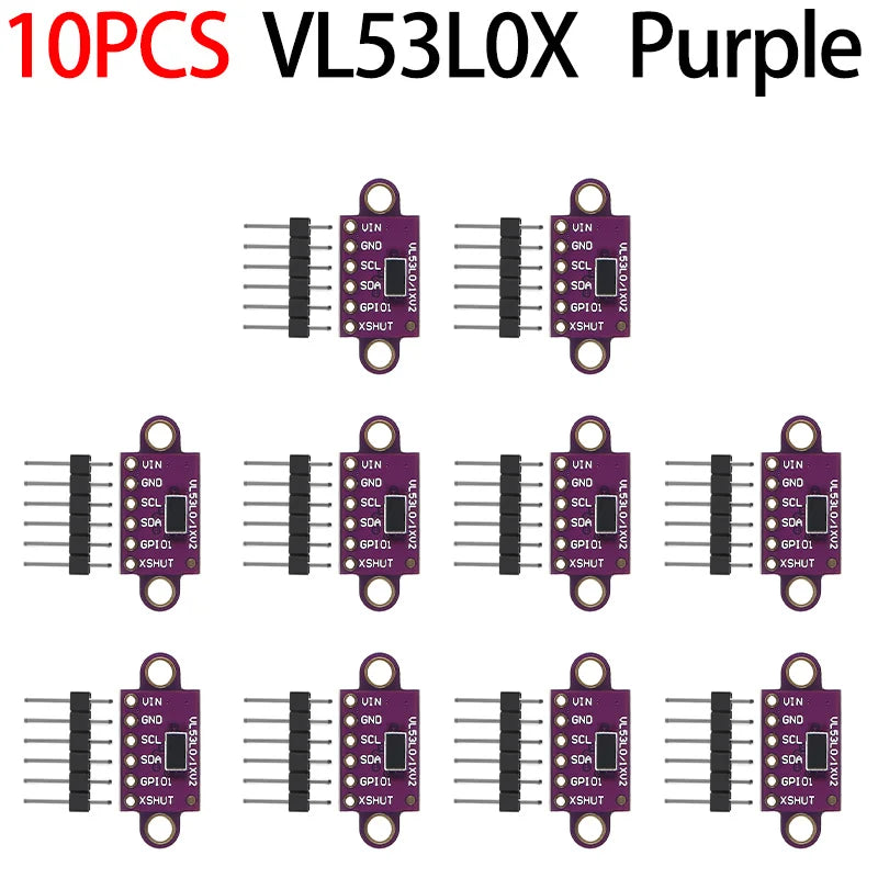 VL53L0X Time-of-Flight Laser Ranging Sensor IIC GY-530 VL53L0X VL53L1X V2 Laser Distance Module High Accuracy
