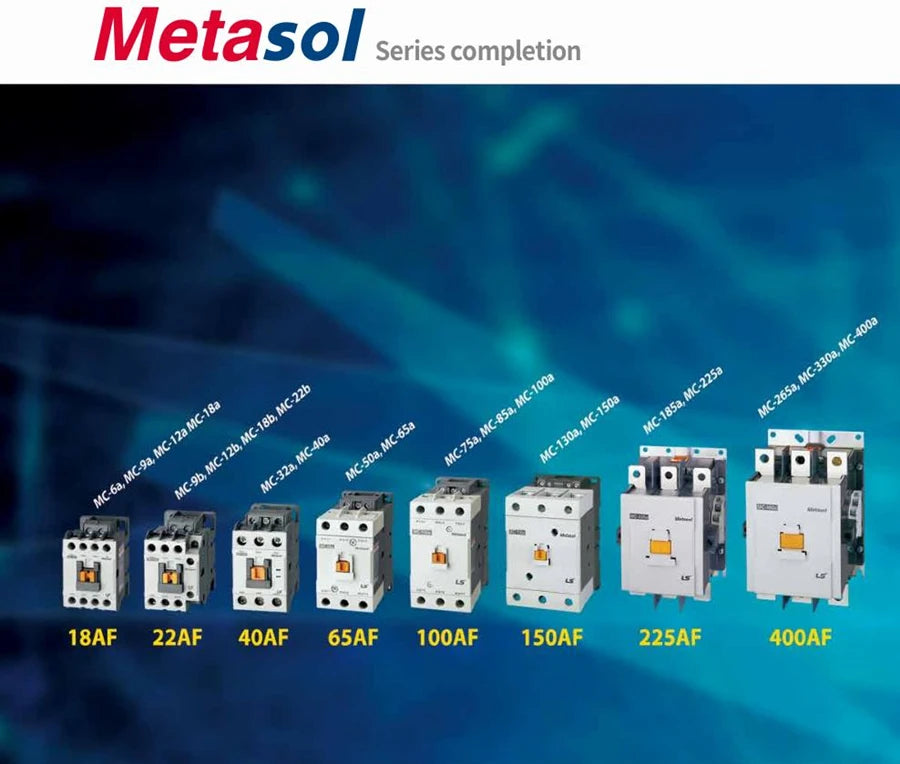 Metasol AC Magnetic Contactor MC-9b MC-12b MC-18b MC-25b LS ELECTRIC 9A 12A 18A 25A