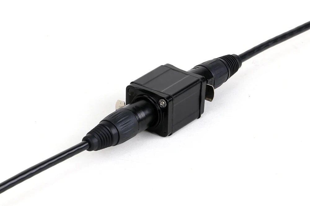 1pc RJ45 Feedthrough Coupler,STP RJ45 CAT6 Network Female Straight Coupler Converter Ethernet Extension Adapter