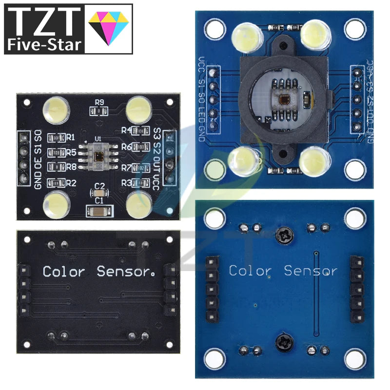 TZT Color recognition sensor TCS230 TCS3200 Color sensor Color recognition module for arduino DIY Module DC 3-5V Input