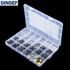 460PCS 24 Values Tactile Push Button Switch SMD Micro Momentary Tact Switch Assortment Kit for Car Remote Control with Box