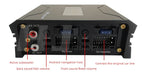 31 Band Eq Car Android Large Screen Host Dsp Power Amplifier 4x80w Car Android Navigation Host Audio Speaker Amp DSP Processor