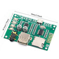 2pcs BT201 Dual Mode Bluetooth 5.0 Lossless Audio Amplifier Module TF Card USB BLE SPP Serial AT Command for Arduino