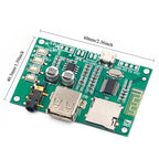 2pcs BT201 Dual Mode Bluetooth 5.0 Lossless Audio Amplifier Module TF Card USB BLE SPP Serial AT Command for Arduino