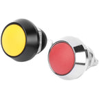 12MM Small Mini Metal Push Button Switch 12V 220v On Off Start Stop Momentary Colorful Black Oxide Waterproof Round Head Wedding