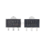 20PCS AMS1117 SOT-89 Series 1.2V 1.5V 1.8V 2.5V 3.3V 5V ADJ AMS1117-3.3 AMS1117-5.0 SMD 1117 1A Low Dropout Voltage Regulator