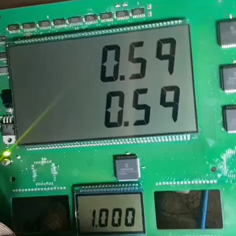 96PIN TN Positive Double 6-Digits Segment LCD Refueller Screens Panel Fuel Dispenser Display Screen