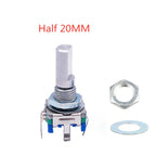 2/5/10PCS/Lot 20 Position 360 Degree Rotary Encoder EC11 Push Button 5Pin Handle Long 15/20MM With A Built In Push Button Switch