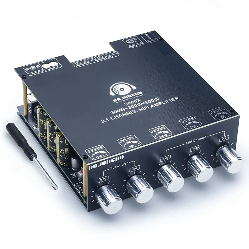 TOKBAN TPA3255 300w*2+600w 2.1 Channel High Power Bluetooth Digital Amplifier Board HIFI Stereo Subwoofer Amplifier