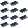 10PCS Mini RS232 MAX3232 to TTL Level Converter Serial Module Board Adapter 3~5V MAX3232 Breakout Board Computer Serial Adapters