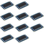 10PCS Mini RS232 MAX3232 to TTL Level Converter Serial Module Board Adapter 3~5V MAX3232 Breakout Board Computer Serial Adapters