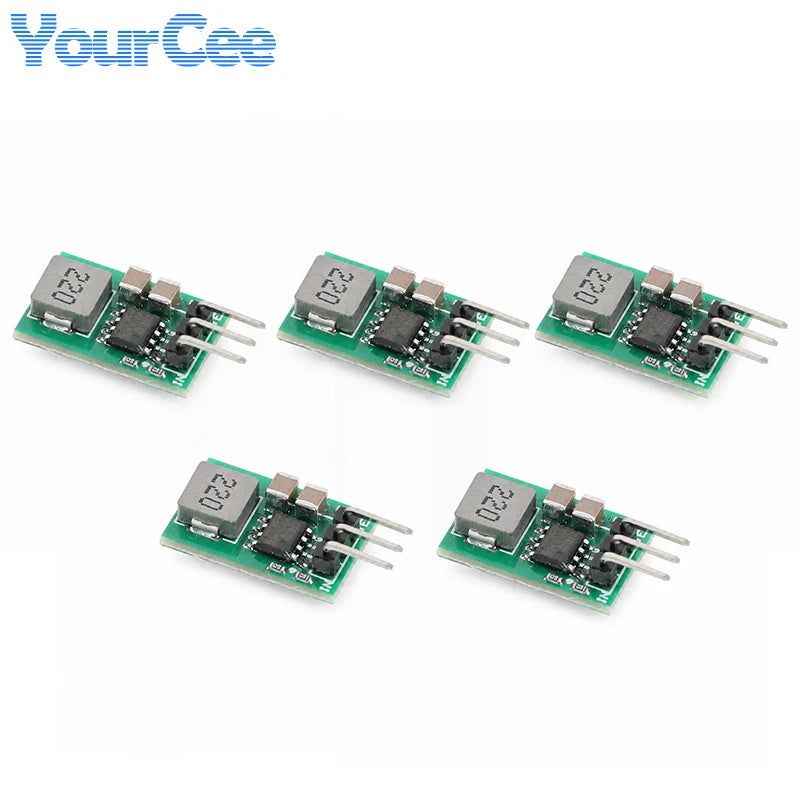 20pcs/1pc DC-DC Step Down Buck Converter Board Power Module 1A 5.5V-32V Synchronous Rectifier Voltage Regulator Replace LM7805