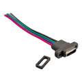 2/5pcs USB-C High Current Charging Socket 4Pin Straight Ear Type C Waterproof Female Connector Jack with Rubber Ring