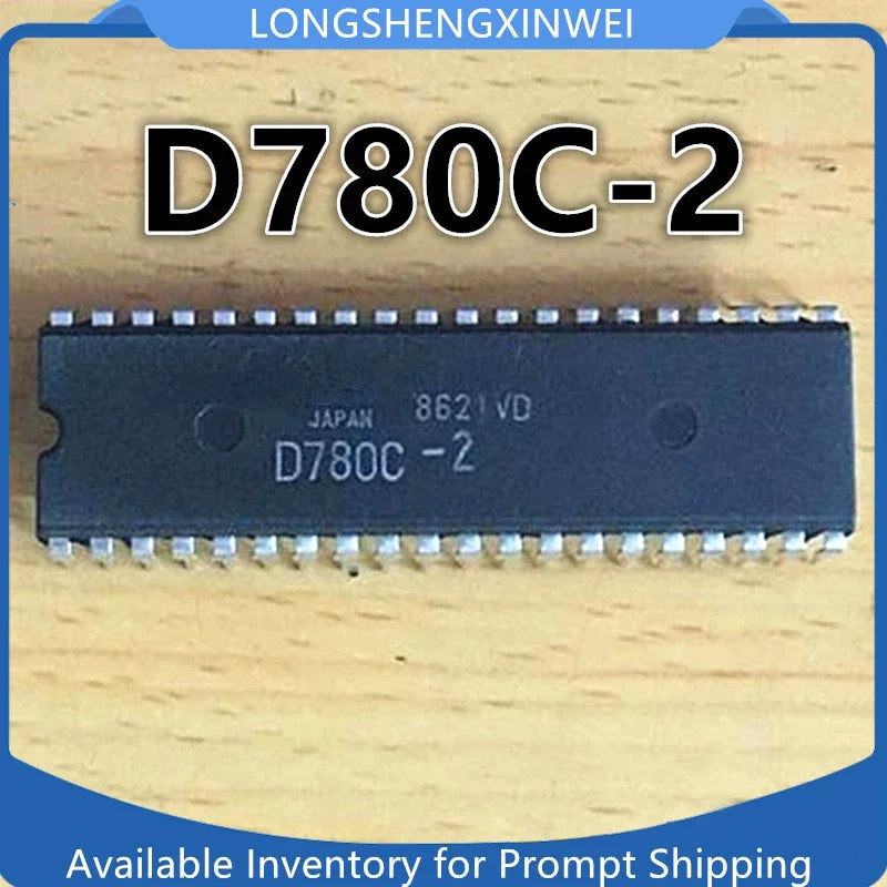 1PCS New Original D780C-1 UPD780C-1 D780C-2 UPD780C-2 8-bit Microprocessor Chip Directly Inserted Into DIP-40 in Stock