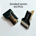 1PCS Ribbon FPV HDMI-Compatible Connector Flexible Flat Cable Raspberry Pi 4 Micro HDMI to HDMI/Mini HDMI Female 90 Degree FFC