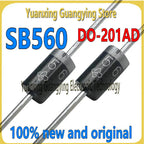 (10 pieces) SB560 SBS60 DO-201AD 5A/60V Schottky Diode 100% Brand New & Original