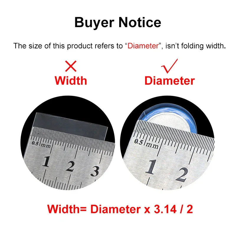1~50m 2:1 Heat Shrink Heatshrink Tube Clear Diameter 0.6mm ~ 150mm Wire Repair DIY Cable Protecctor Sleeving Wrap Tubing