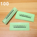 100pcs/lot Battery packaging skin 18650 lithium battery PVC heat shrinkable sleeve packaging skin shrink film insulation sleeve