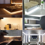 5V 3mm 5mm PCB LED Strip Light 1 LED Cut Ultra Thin 2835 120LEDs/m 8mm Flexible Tape DC IP21 Not Waterproof Warm Natural White