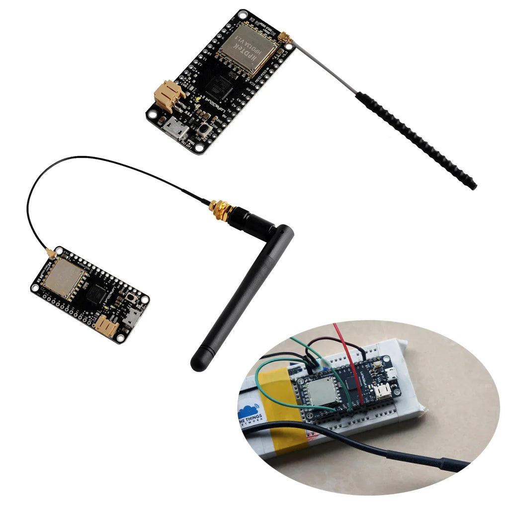5PCS DIYmall LoRa32u4 II SX1276 868MHz/915MHz Development Board ATmega32u4 0.96 OLED Display Antenna Microcontroller IoT Node