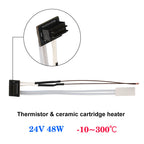 For Bambu Lab Hotend V2.0 V3.0 Kit X1C P1P Thermistor & Ceramic Heater Plate Hotend V3 Heater Cartridge 24V 50W 3D Printer Parts