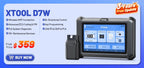 XTOOL D7 V2.0 Automotive Diagnostic Tool All System Scan Tools ECU Coding Bidirectional OBD2 Scanner 36+ Service FCA CAN FD DOIP