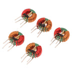 5 Pcs Toroidal Common Mode Inductor 2mH - 14x9x5mm Ferrite Core, 0.7mm Single-Layer Winding,High Current 5A Choke