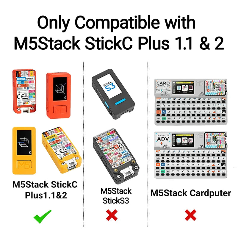 M5Stack StickC Plus 2 RF Development Board NRF24L01 & CC1101 Module with Bruce Firmware, 3D Printed Case Included