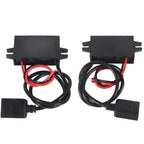 DC-DC Step Down Module Power Converter 12V to 5V 3A Wire/Dual Ear USB /Type C/dual USB/Adapter USB-A Female Connector Waterproof