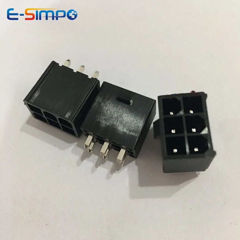 10PC 5569 4.2mm Black Dual Row Automotive Wiring Connector Straight Pin 2x1-2x12 Pin for PC/Computer Graphics Card ATX on Board