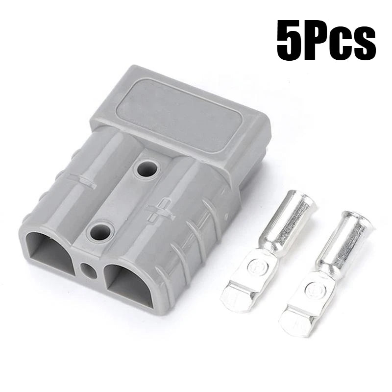 1-10Pcs Battery Terminal Connectors 2-Pin 50A-600V Battery Quick Connect/Disconnect for Anderson Style Plug Connectors DC