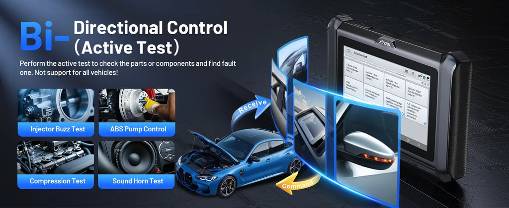 XTOOL D7W Bluetooth Diagnostic Tool All System Automotive Scanner Bi-Directional Control ECU Online Code Built in CAN FD DOIP