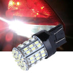 10-2pcs T20 W21W 7443 7440 LED 64-SMD 1206 LED for Car Bulbs 12V Brake Signal Lamp Brake Reverse Parking Light 64-SMD White