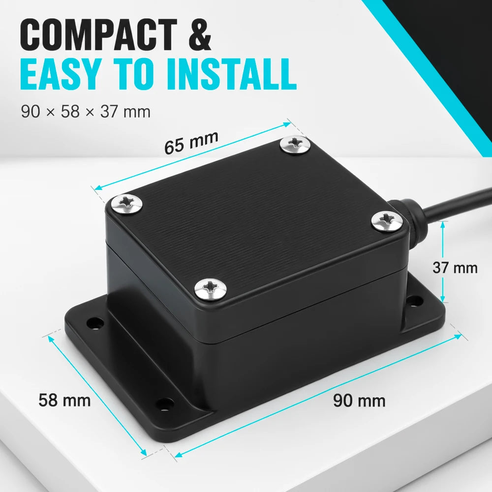 Outdoor Capacitive Rain Snow Sensor with Heating IP67 RS485 Modbus RTU 4-20mA 0-10V Relay Weather Transmitter DC12-24V