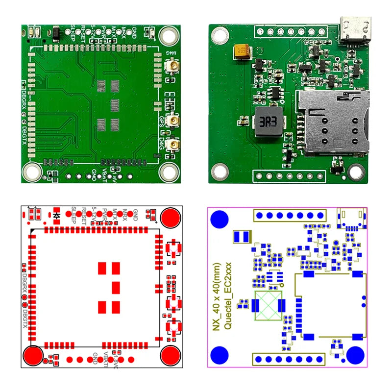 100% New&Original CAT4 Module with Core board Quectel EC25-E EC25-AU EC25-EUX EC25-AUX EC25-AF EC25-AFX EC25-A EC25-J EC200 EG25