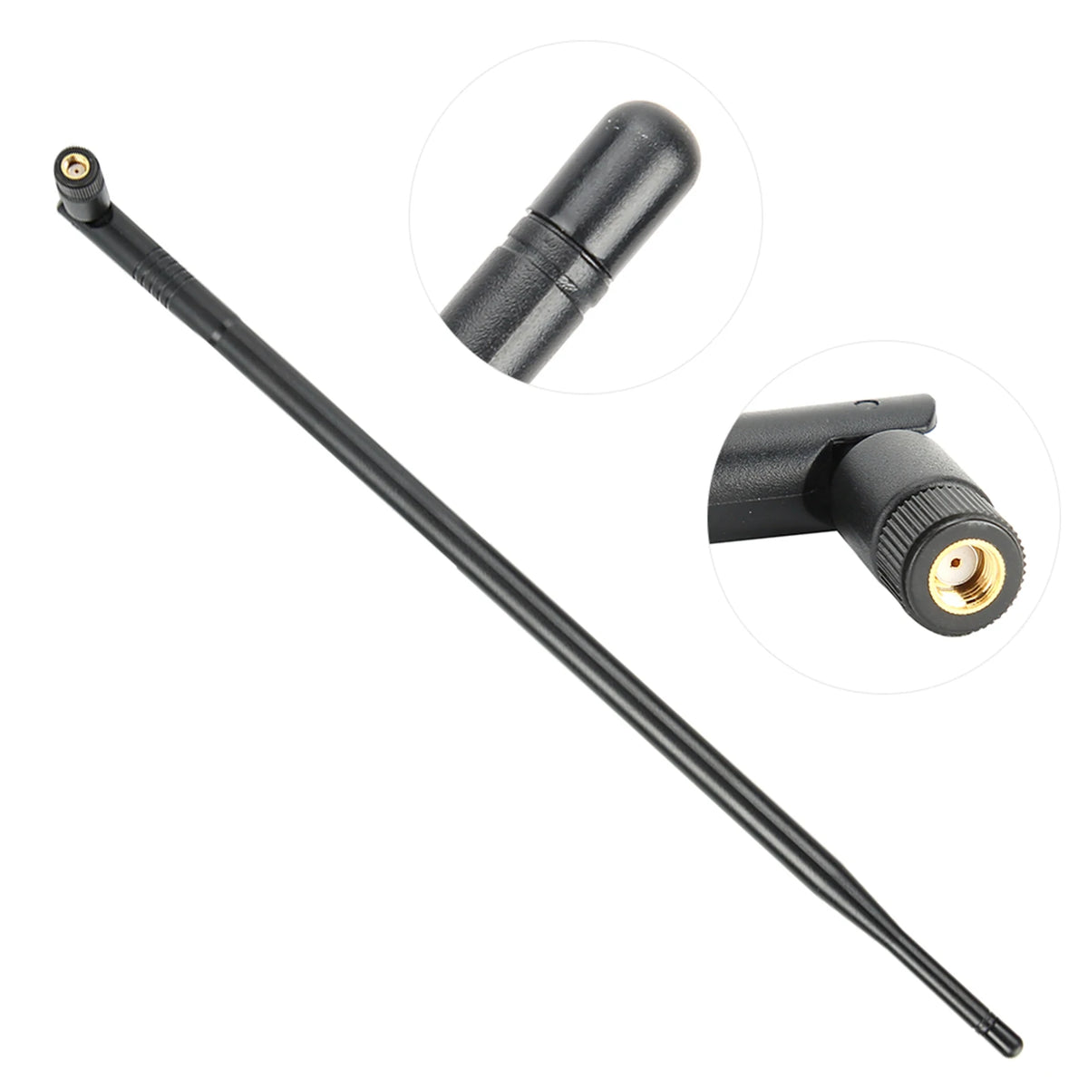 12DBI 2.4GHz 5GHZ High Gain Wifi Antenna RP‑SMA Dual Band Wireless WiFi Antenna Stable Signal Wide Coverage Strong Reception