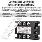 EARU Three Phase Solid State Relay Module DC Control AC SSR AC Control AC 10A 25A 40A 60A 80A 100A 150A 200A Heat Sink 480VAC