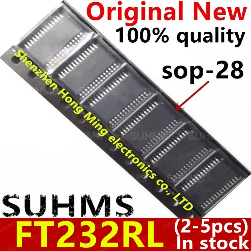 (2-5piece)100% New FT232RL-REEL FT232RL FT232 sop-28 Chipset