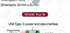 1~4PCS RP2040 Raspberry Pi Pico W Board with 2.4G WiFi Dual-Core 264KB ARM Microcomputers High-Performance Cortex-M0 Processor