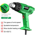 LAOA 2000W Digital Heat Gun Constant Temperatures Variable Industrial Electric Hot Air Guns for Pipe and Car Film Shrink Wrap