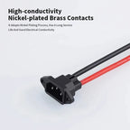 50 AMP Plug Cable Terminal 600V Battery Power Connector for Anderson Pins Lugs Copper Quick Plug Connector Wire Accessories