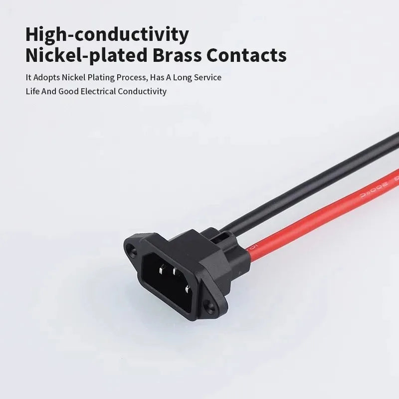 50 AMP Plug Cable Terminal 600V Battery Power Connector for Anderson Pins Lugs Copper Quick Plug Connector Wire Accessories